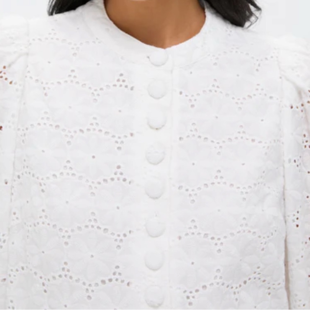 Tuckernuck Pomander Place Samantha Elegant White Eyelet Dress NWT size 18/XXXL - Picture 5 of 6